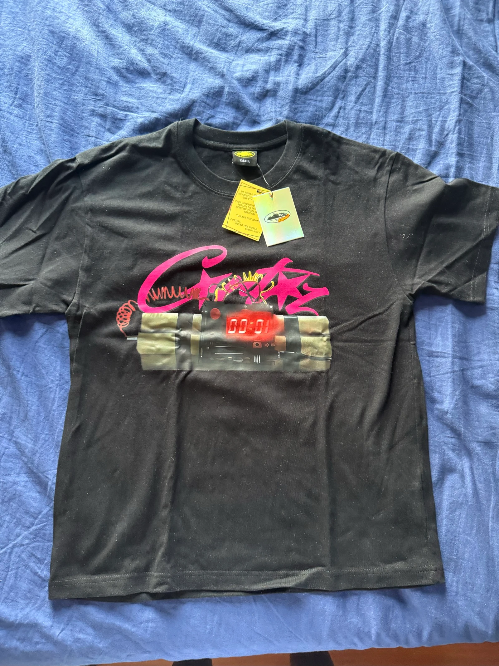 Camiseta Negra Corteiz